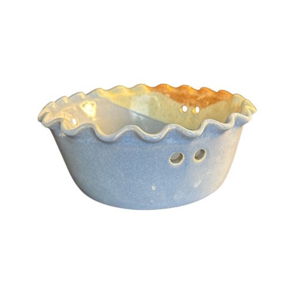 Handcrafted Clay Pen Pottery 9” Casserole Berry Pie Bowl - Picture 10 of 10